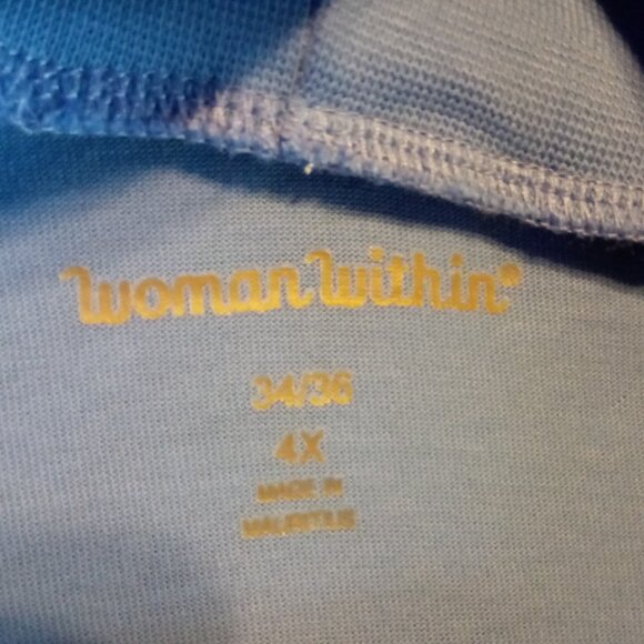 Woman Within turtleneck long sleeve knit top sz 4X NEW - Picture 4 of 10